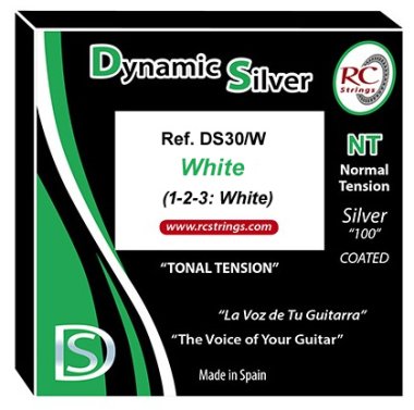 RC Strings Dynamic Silver with White Trebles NT, Full Set