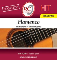 RC Strings FL60B Flamenco Semi-High Tension Classical Guitar Strings, BassPak