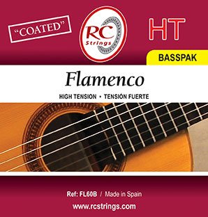 RC Strings FL60B Flamenco Semi-High Tension Classical Guitar Strings, BassPak