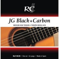 RC Strings NC20 JG Black and Carbon Normal Tension, Full Set