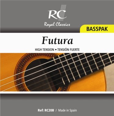 RC Strings RC20B Futura HT Classical Guitar Strings, BassPak