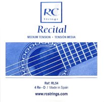 RC Strings RL54 MT Single 4th String .031