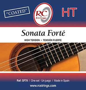 RC Strings SF70 Sonata Forte HT Classical Guitar Strings, Full Set