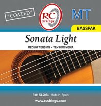 RC Strings SL20B Sonata Light MT Classical Guitar Strings, BassPak