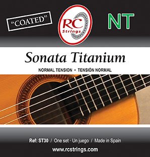 RC Strings ST30 Sonata Titanium Normal Tension Guitar Strings, Full Set