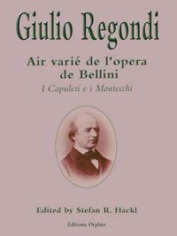 Regondi | Air Varie de lopera de Bellini for solo guitar