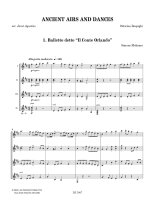 Respighi arr. by Agostino | Ancient Airs and Dances for 4 guitars