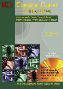 RGT - Classical Guitar Miniatures Bk/CD by Tony Skinner & Amanda Cook