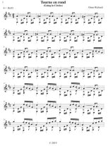Richard | Tourne en rond (Going in Circles) for Solo Guitar PDF Download