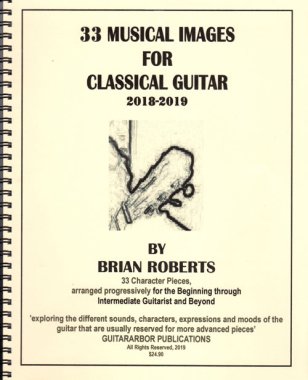 Roberts | 33 Musical Images for Classical Guitar 2018-2019