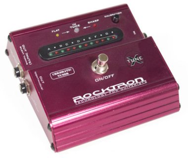 Rocktron X-Tune Stompbox Pedal Tuner for Bass and Guitar