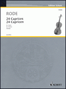 Rode | 24 Caprice Etudes in the form of Etudes, violin and piano