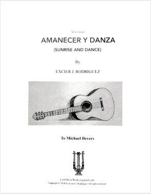 Rodriguez | Amanecer y Danza (Sunrise and Dance) for solo guitar