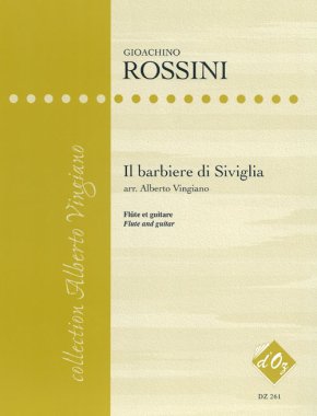 Rossini | Il barbiere di siviglia- flute and guitar- 2 Books