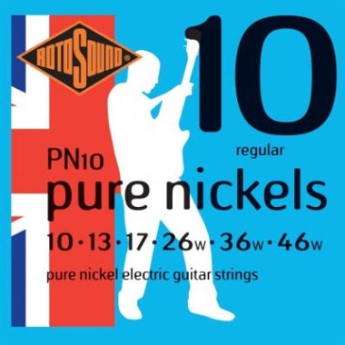 Rotosound PN10 Pure Nickels Electric Guitar Strings 10-46