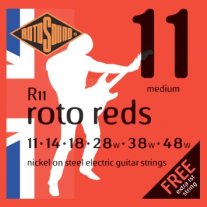 Rotosound R11 Roto Reds Medium Electric Guitar Strings 11-48