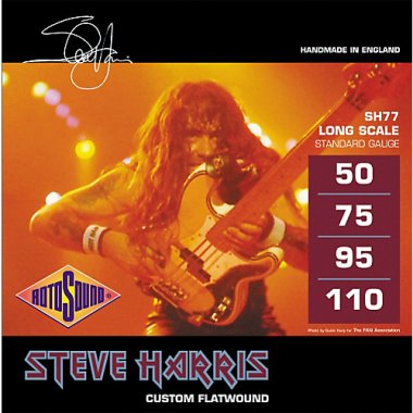 Rotosound SH77 Steve Harris Signature Monel Flat Wound 50-110