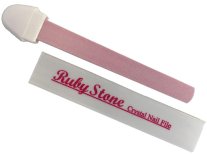 Ruby Stone Crystal Nail File