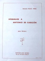Ruiz | Hommage a Antonio de Cabezon for solo guitar