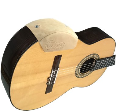 Saddle-A-Bout Acoustic or Classical Guitar Armrest, Spruce, Medium