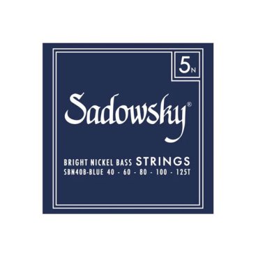 Sadowsky Blue Label Bass String Set - Nickel - Taperwound-5 String - 040 - 125