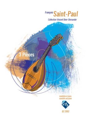Saint-Paul | 3 Pieces for mandolin and piano
