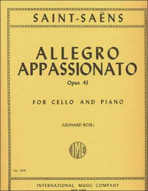 Saint-Saens | Allegro Appassionato Op 43 for cello and piano