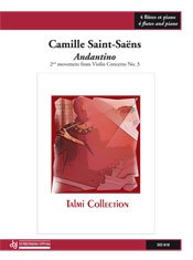 Saint-Saens | Andantino | 2nd Mov Violin Concerto No. 3 for 4 Fl & Pno