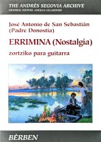 San Sebastian | Errimina (Nostalgia) for solo guitar