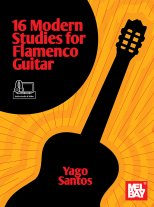 Santos | 16 Modern Studies for Flamenco Guitar, Book and online audio