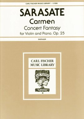 Sarasate | Bizet - Carmen Concert Fantacy Op 25 for violin w/piano rdn