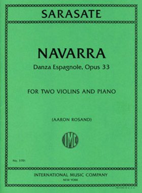 Sarasate | Danza Espagnole, Opus 33 for 2 violins and piano