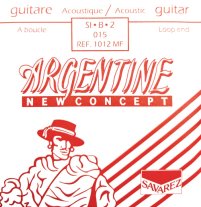 Savarez 1012MF Argentine Light Loop End .015, Single