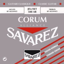 Savarez 500AR Alliance/Corum NT Classical Guitar Strings, Full Set
