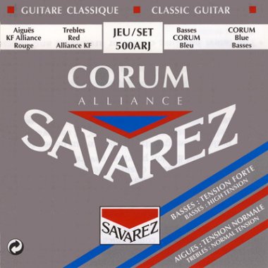 Savarez 500ARJ Alliance NT / Corum HT Classical Guitar Strings, Full Set