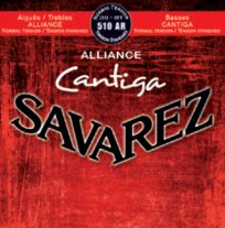 Savarez 510AR Alliance /Cantiga NT Classical Guitar Strings, Full Set