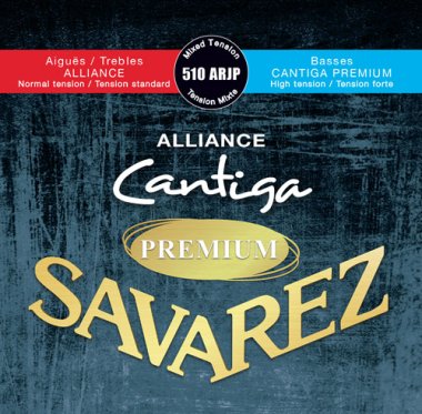 Savarez 510ARJP Alliance NT / Cantiga Premium HT Guitar Strings, Set