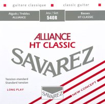 Savarez 540R Alliance/HT Classic NT Classical Guitar Strings, Full Set