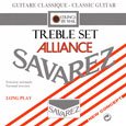 Savarez 540R_Trebles Alliance NT Classical Guitar Strings, Treble Set
