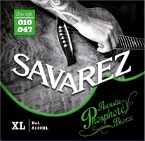 Savarez A140XL Phosphore Bronze Ex-Lt Acoustic Guitar Strings 10-47
