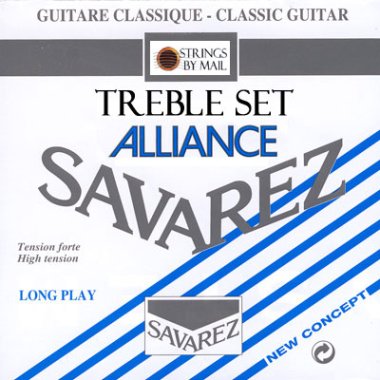 Savarez Alliance 540J_Trebles HT Classical Guitar Strings, Treble Set