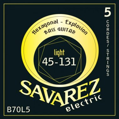 Savarez B70L5 Hexagonal Explosion 5 String Light Guage 45-131