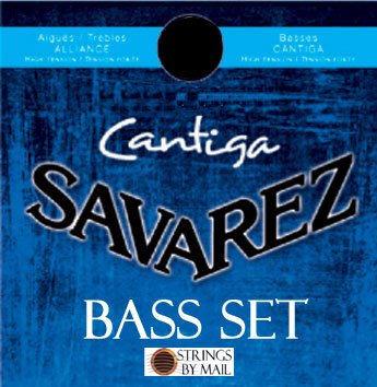 Savarez Cantiga 510J HT Classical Guitar Strings DAE, Bass Set