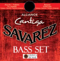 Savarez Cantiga 510R NT Classical Guitar Strings DAE, Bass Set