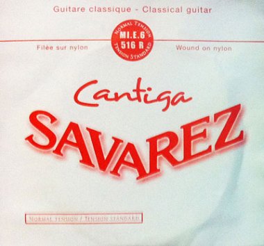 Savarez Cantiga 516R Normal Tension 6th E .0430, Single String