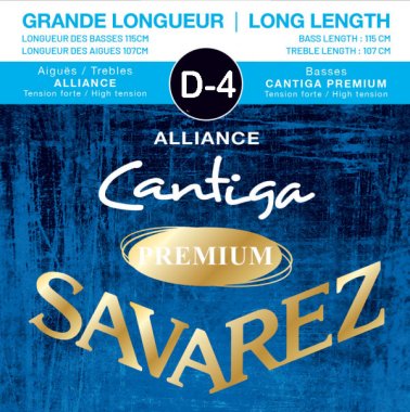 Savarez Cantiga Premium Long Length High Tension 4th D Single String