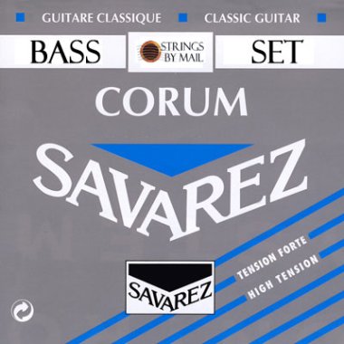 Savarez Corum 500J HT Classical Guitar Strings, Bass Set