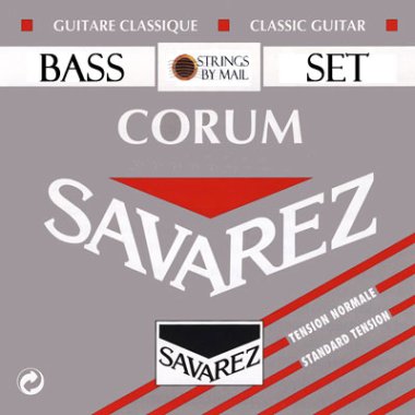 Savarez Corum 500R NT Classical Guitar Strings, Bass Set