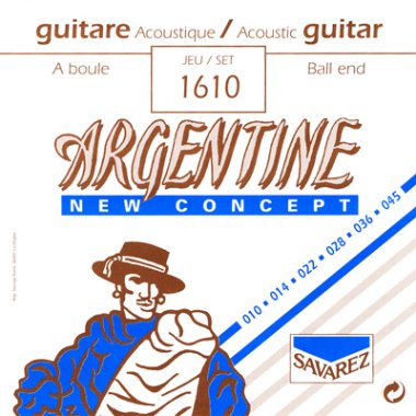 Savarez Gypsy Jazz 1610 Argentine Extra Light Ball End 10-45