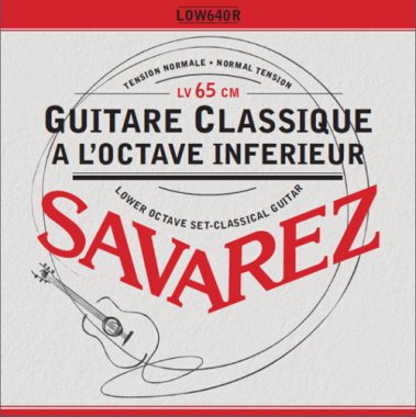 Savarez LOW640R Lower Octave NT Guitar Strings (650mm scale), Full set